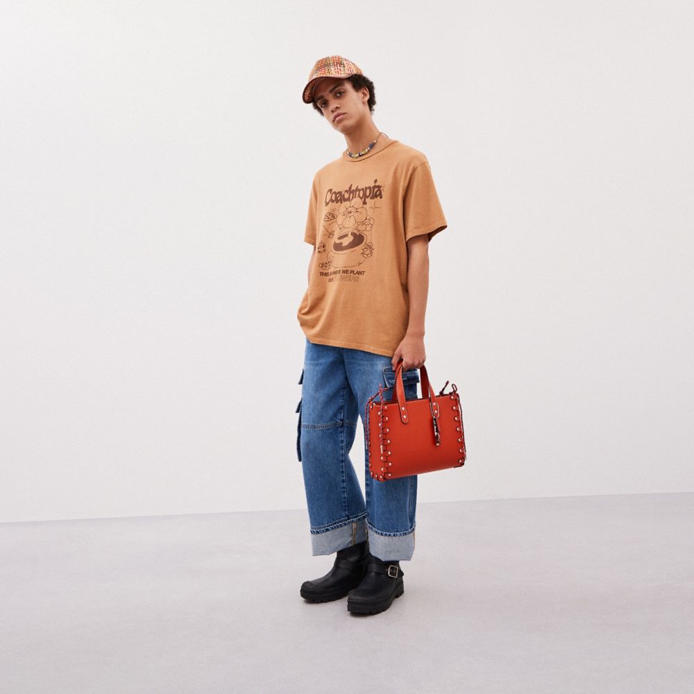 Medium Re Laceable Tote In Coachtopia Leather