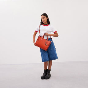 Medium Re Laceable Tote In Coachtopia Leather