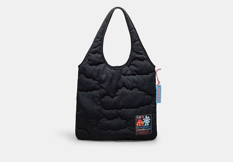 Coachtopia Loop Flat Tote With Cloud Quilting