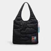 Coachtopia Loop Flat Tote With Cloud Quilting