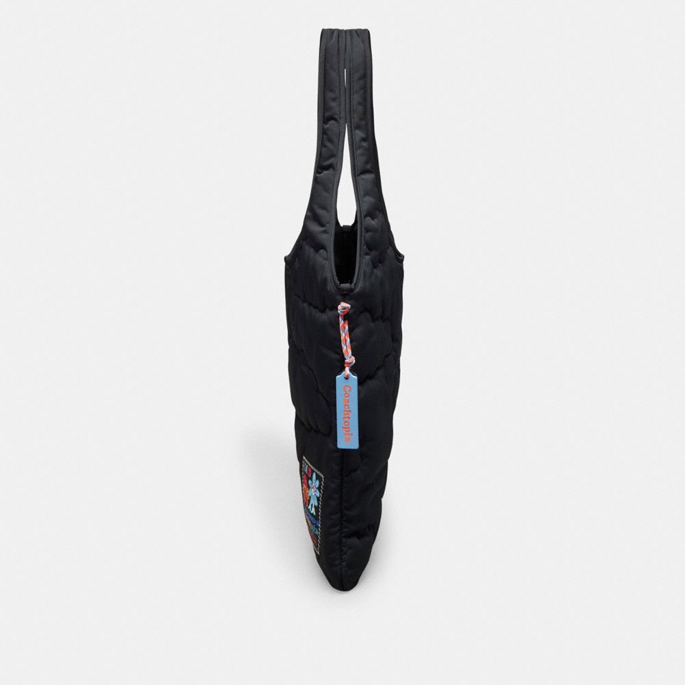 Coachtopia Loop Flat Tote With Cloud Quilting