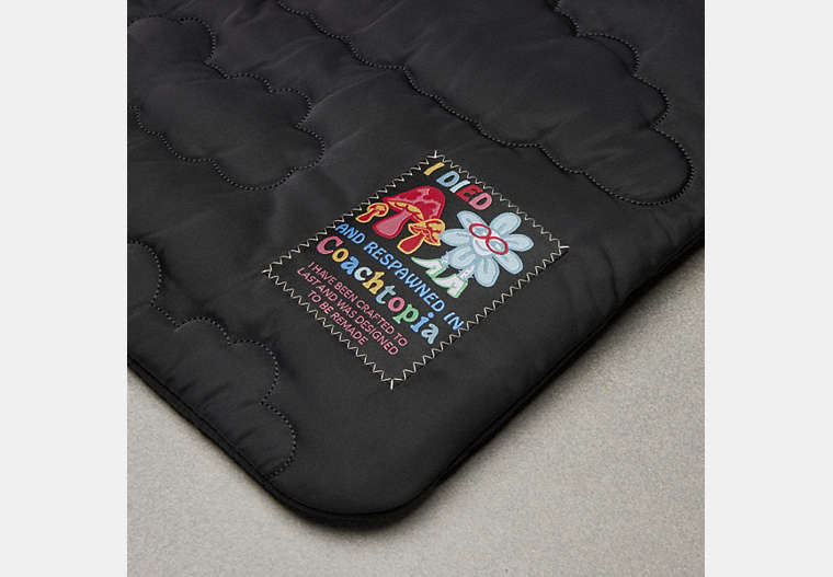 Coachtopia Loop Flat Tote With Cloud Quilting