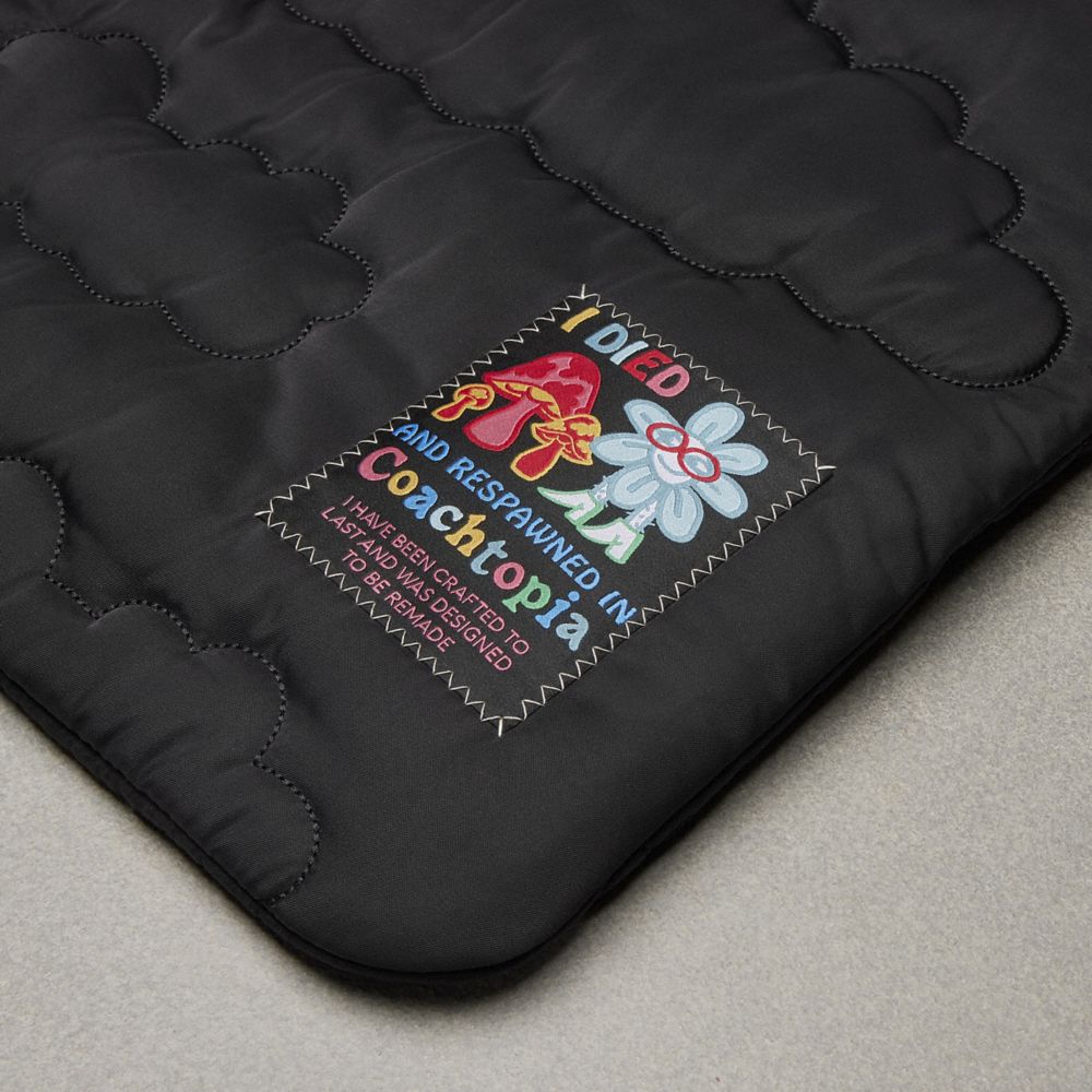 Coachtopia Loop Flat Tote With Cloud Quilting