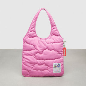 Coachtopia Loop Flat Tote With Cloud Quilting