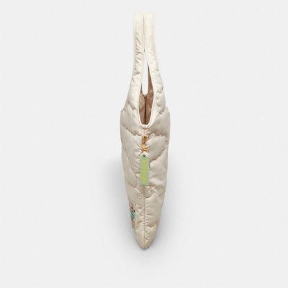 Coachtopia Loop Flat Tote With Cloud Quilting