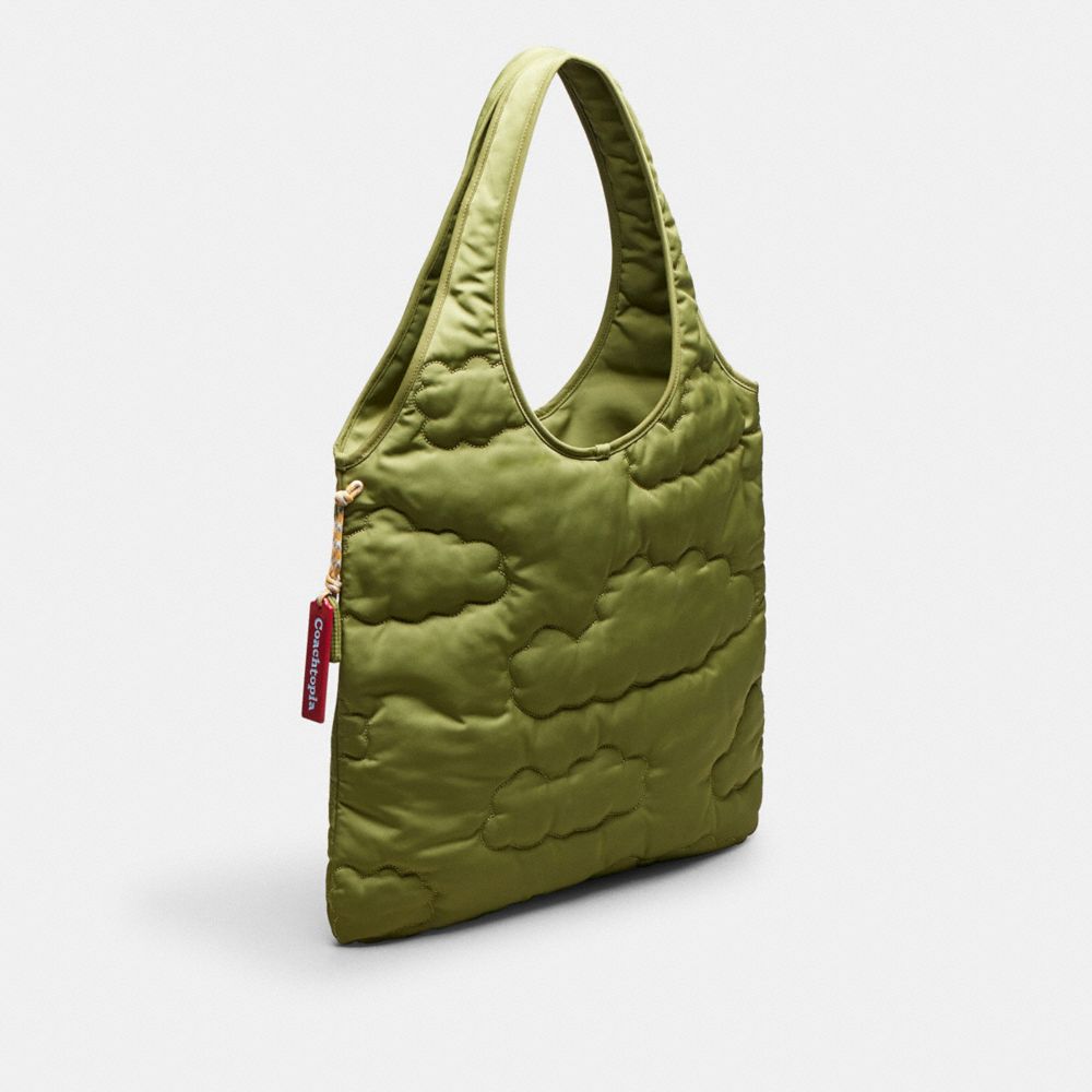 Coachtopia Loop Flat Tote With Cloud Quilting
