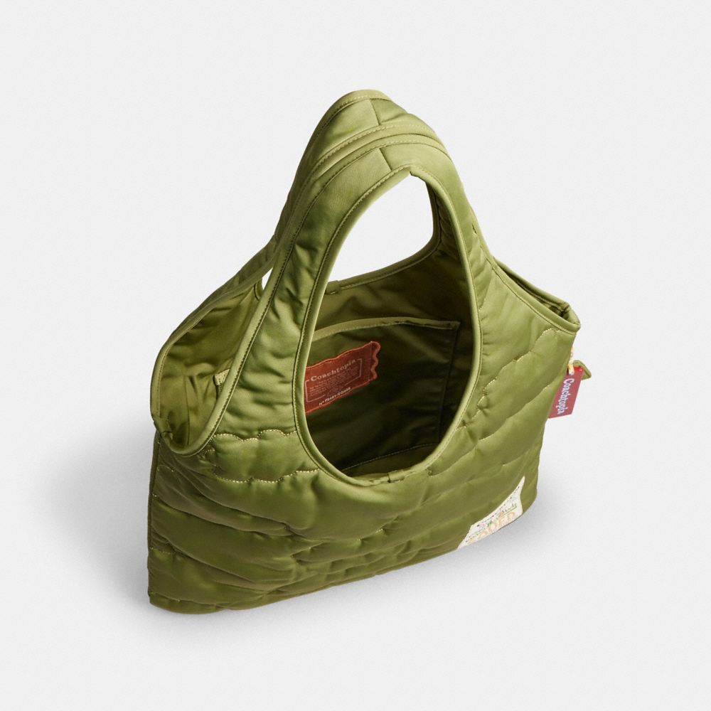 Coachtopia Loop Flat Tote With Cloud Quilting