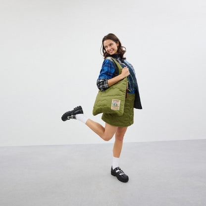 Coachtopia Loop Flat Tote With Cloud Quilting