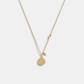 Taurus Coin Pendant Necklace