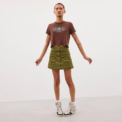 Coachtopia Loop Quilted Cloud Skirt