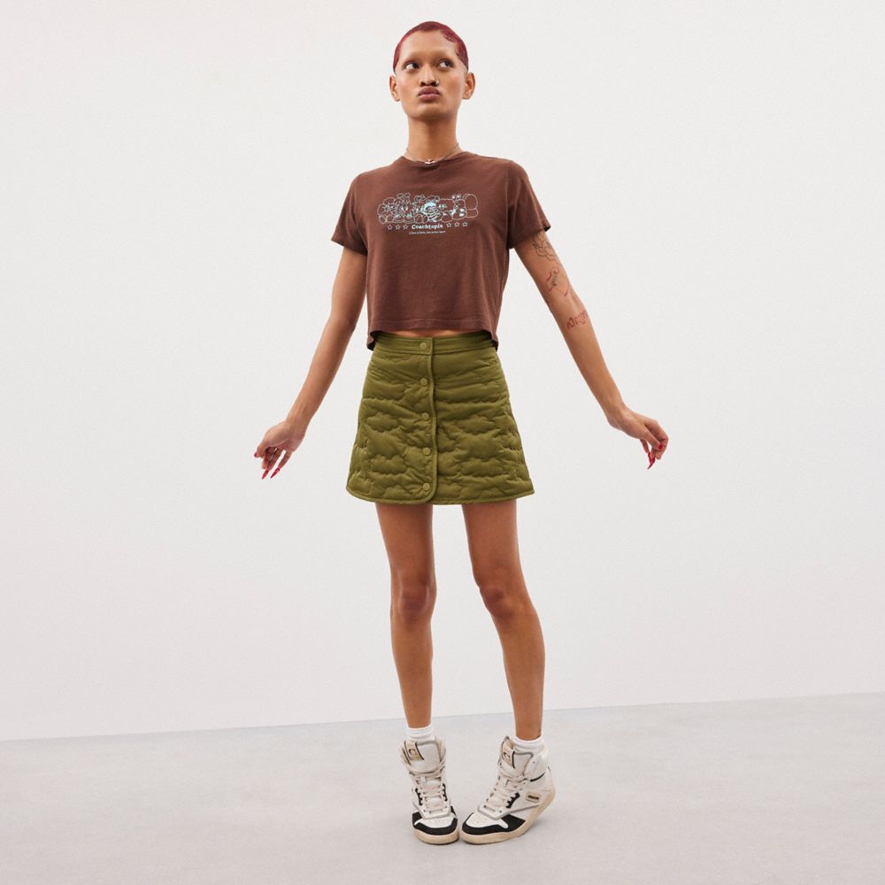 Coachtopia Loop Quilted Cloud Skirt