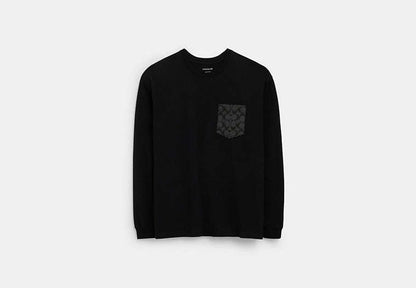 Signature Long Sleeve T-Shirt In Organic Cotton