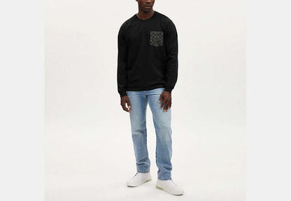 Signature Long Sleeve T-Shirt In Organic Cotton