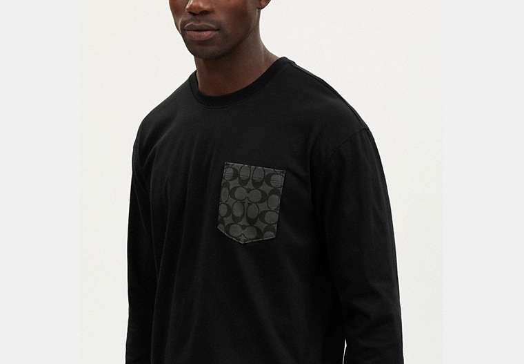 Signature Long Sleeve T-Shirt In Organic Cotton
