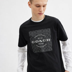 Signature Square T Shirt In Organic Cotton