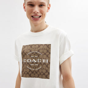 Signature Square T Shirt In Organic Cotton