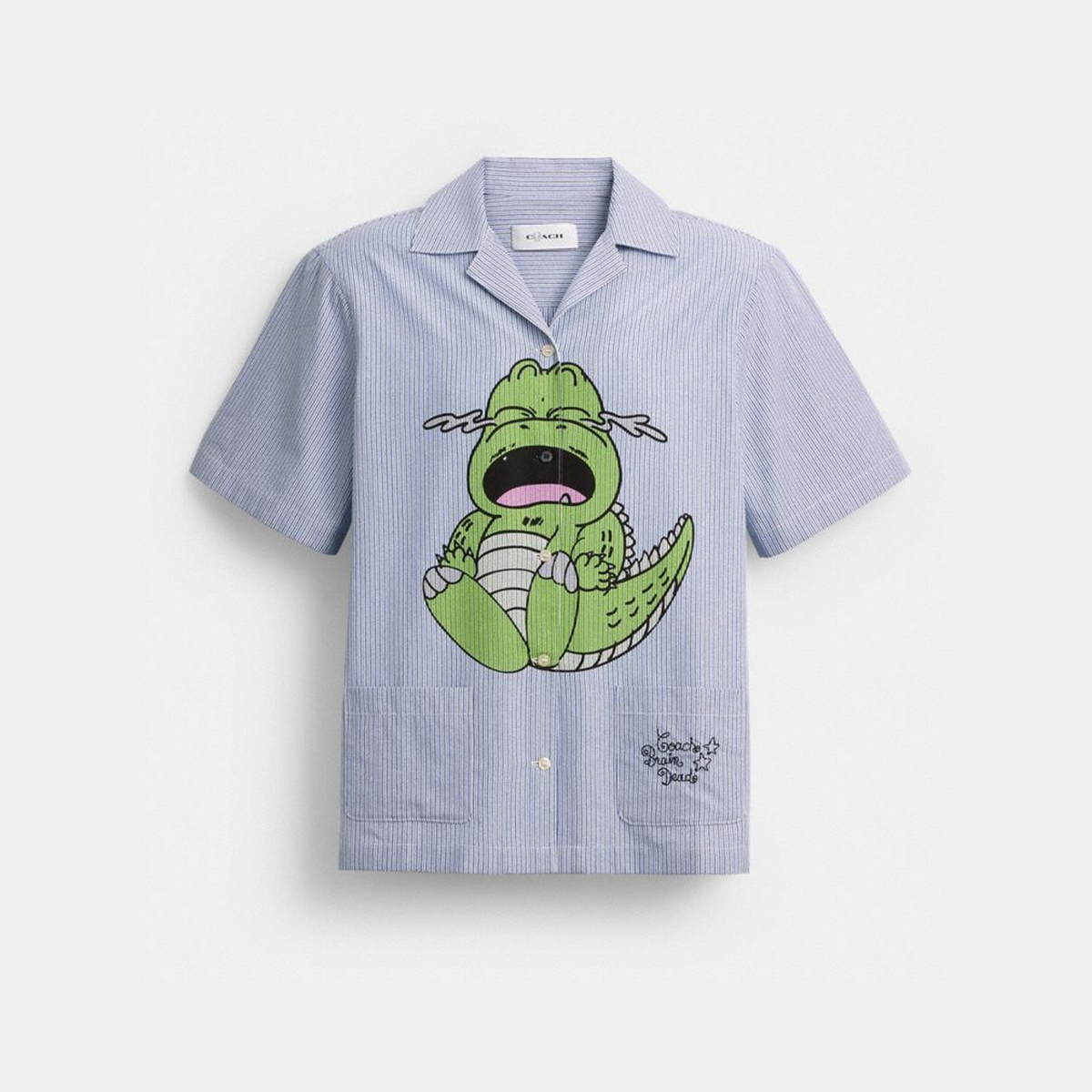 Coach | Brain Dead Darby Dino Short Sleeve Button Up Shirt
