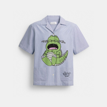 Coach | Brain Dead Darby Dino Short Sleeve Button Up Shirt