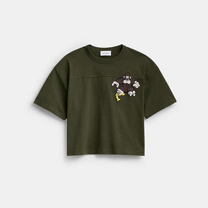 Coach | Brain Dead Football Cropped T-Shirt
