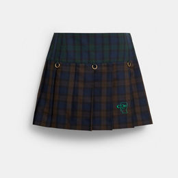 Coach | Brain Dead Mini Plaid Pleated Skirt