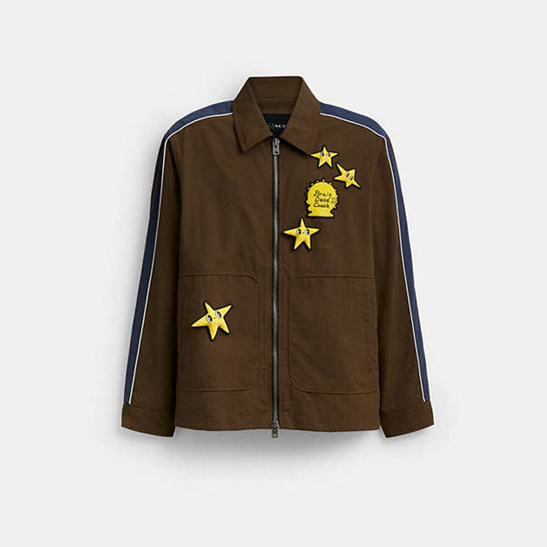 Coach | Brain Dead Nylon Racer Jacket In Recycled Polyamide