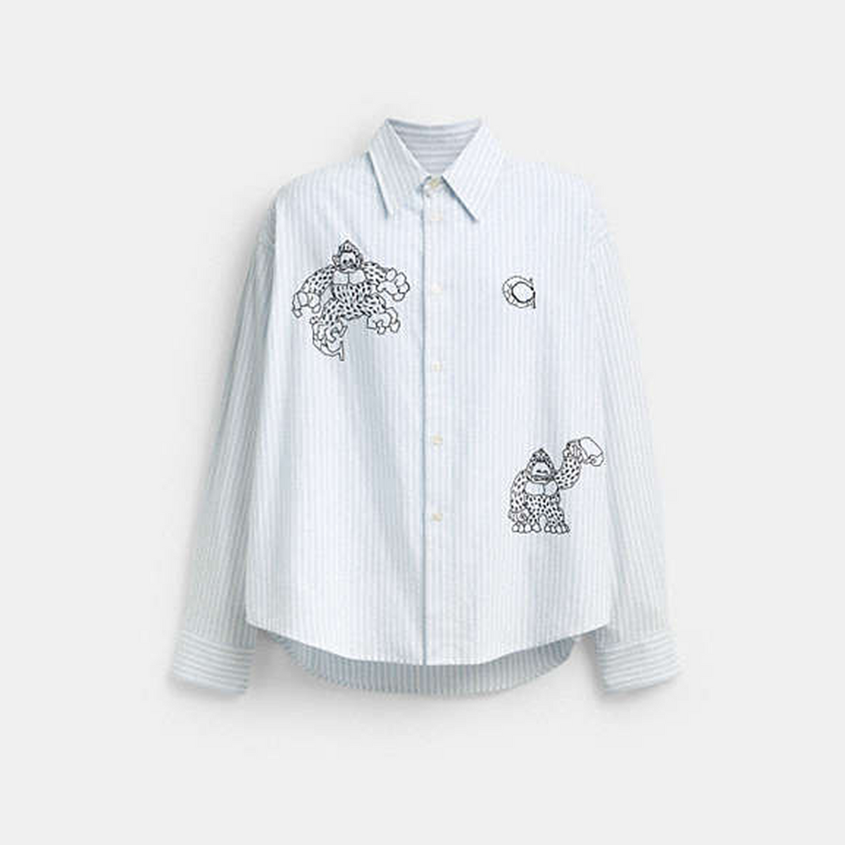 Coach | Brain Dead Signature Long Sleeve Button Up Shirt