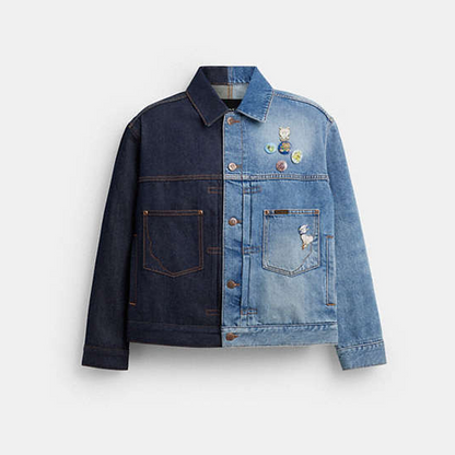 Coach | Brain Dead Split Denim Jacket In Recycled Cotton
