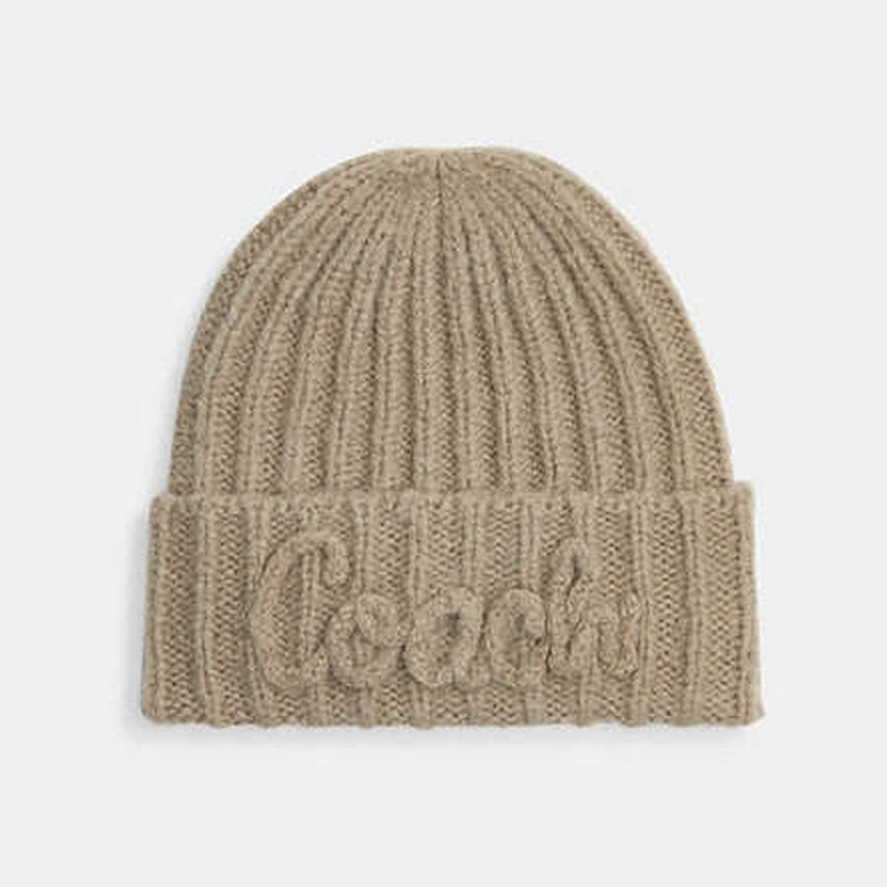 Coach Script Knit Beanie