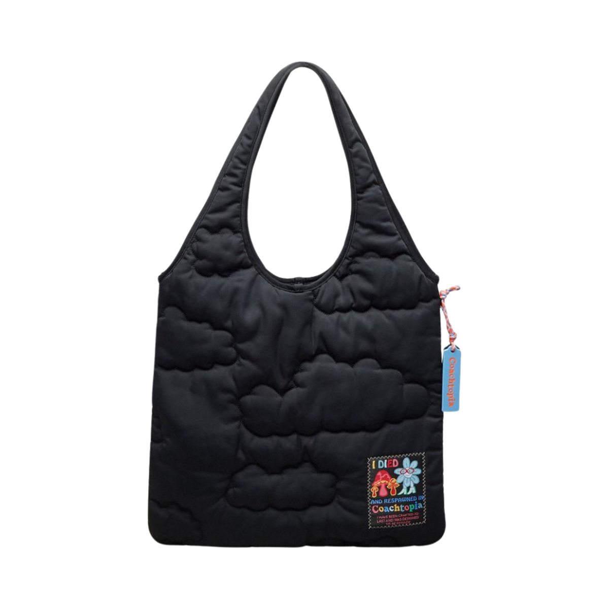 Coachtopia Loop Flat Tote With Cloud Quilting
