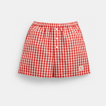 Coachtopia Loop Gingham Boxer Shorts
