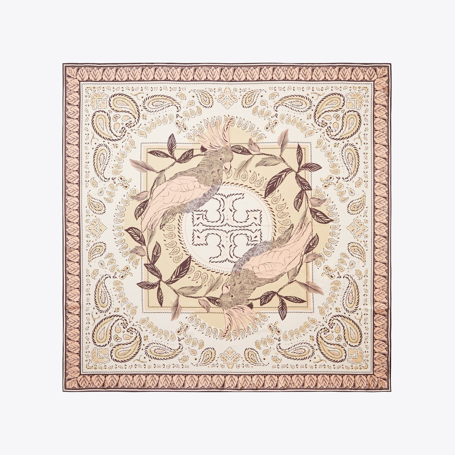 Cockatoo Bandana Silk Square Scarf