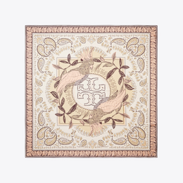 Cockatoo Bandana Silk Square Scarf