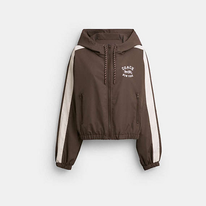 Colorblock Windbreaker In Recycled Polyester