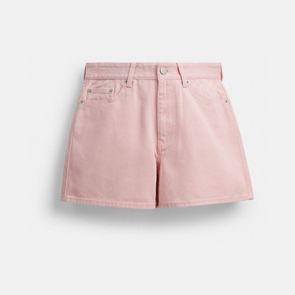Colorful Signature Denim Shorts
