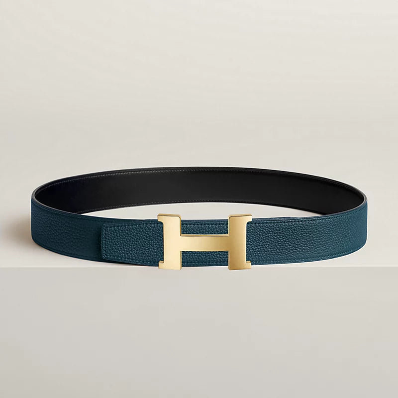 Constance belt buckle & Reversible leather strap 38 mm