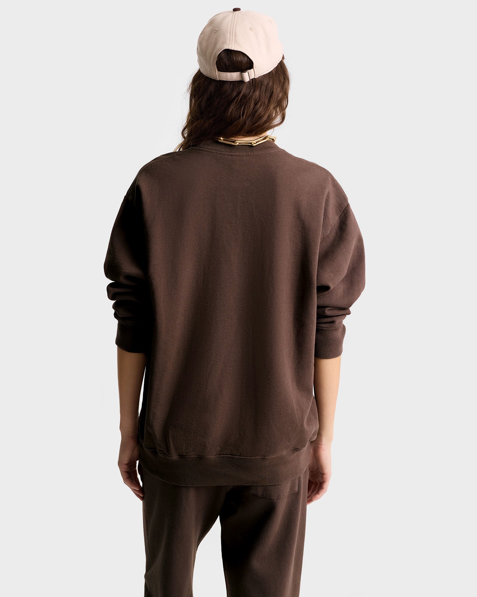 Bristol Crest 100th Crewneck - Chocolate/Cream