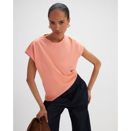 Coral Grown On Sleeve T-Shirt