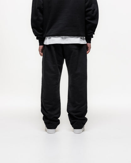 Magiri Core Puff Printed Hoodie & Joggers Tracksuit in Black