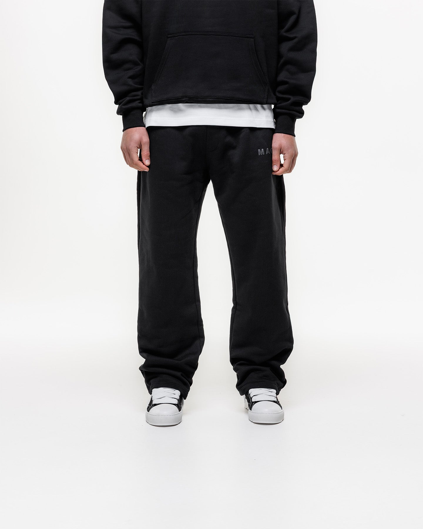 Magiri Core Puff Printed Joggers in Black