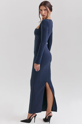 Midnight bodycon maxi dress