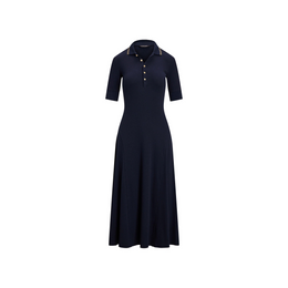 Cotton-Blend Polo Dress
