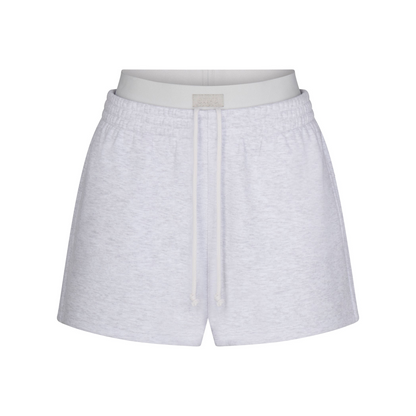 Cotton Fleece Double Waistband Short