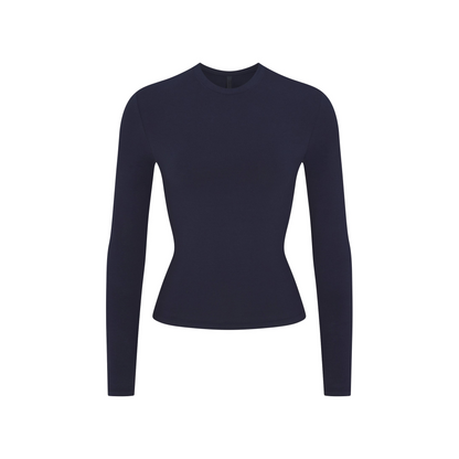 Cotton Jersey Long Sleeve T-shirt