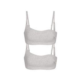 Cotton Jersey Maternity Nursing Scoop Bralette 2-pack