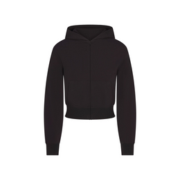 Cotton Jersey Zip Up Hoodie