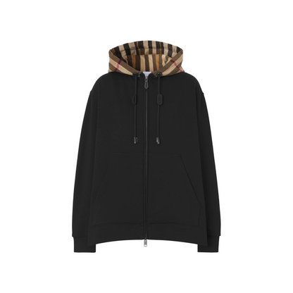 Cotton Melodie Check Oth Hoodie
