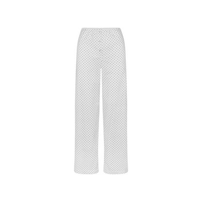 Cotton Poplin Sleep Straight Leg Pant