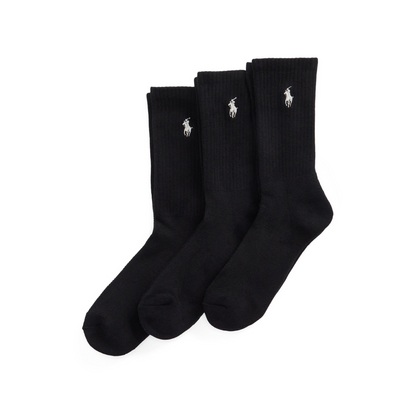 Cotton Three-Pack Crew Socks