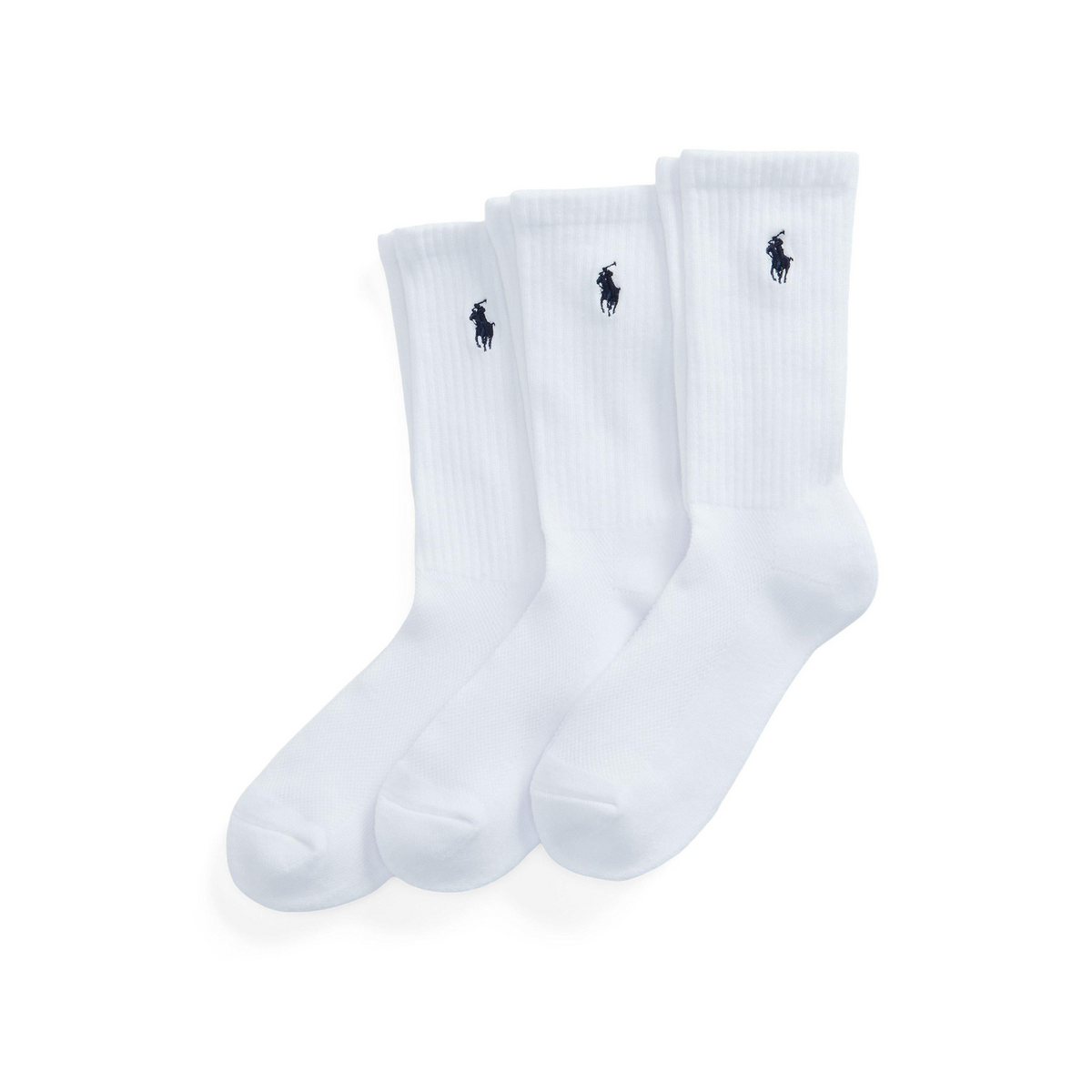 Cotton Three-Pack Crew Socks