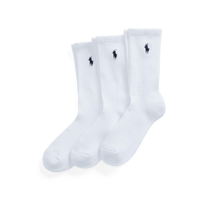 Cotton Three-Pack Crew Socks
